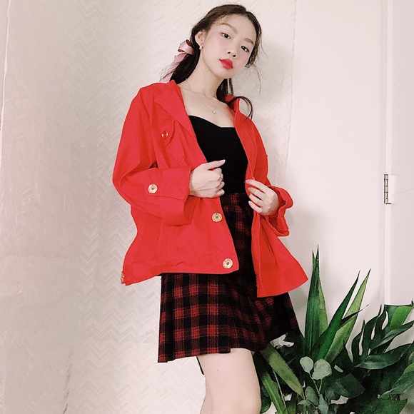 Thrifted red jacket - Picture 3 of 3